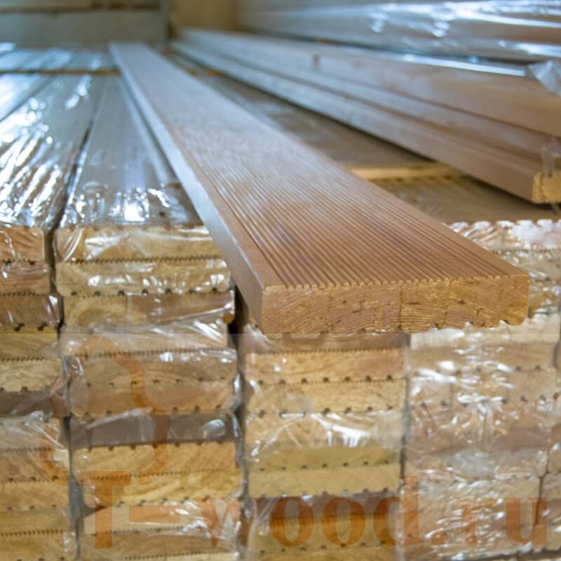 Террасная доска из сибирской лиственницы Террасная доска из сибирской лиственницы