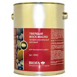 Твердый воск-масло для полов матовый