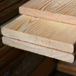 Планкен из лиственницы 190 мм