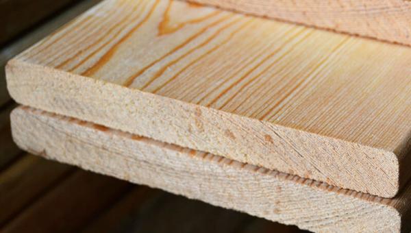 Планкен из лиственницы 190 мм