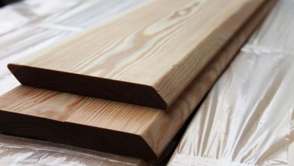 Планкен скошенный 20х170 из лиственницы Косой планкен 20х170 из лиственницы