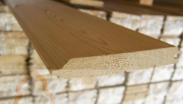 Имитация бруса 20х165 из лиственницы