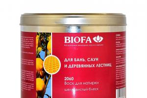 Воск для натирки для бань и саун